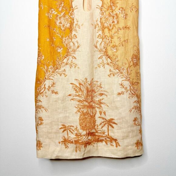 Antipodean Gaia T Back Mini Dress Sleeveless Linen Size AU 6 / US 2 - Picture 7 of 13